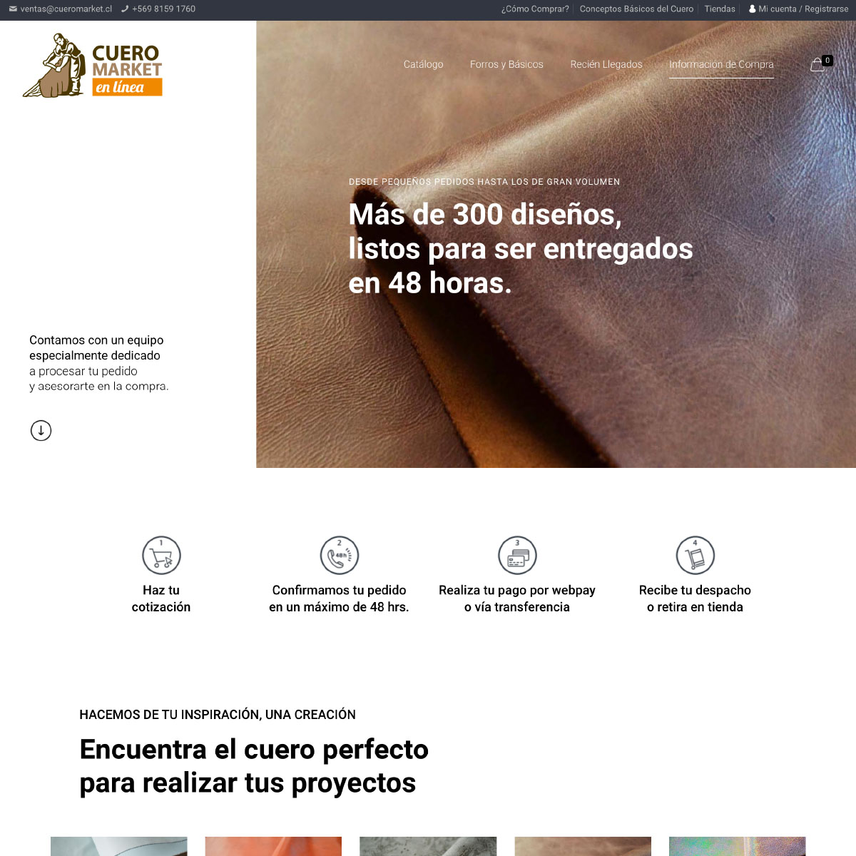 web-site-cueromarket-ecommerce-woocommerce-chile